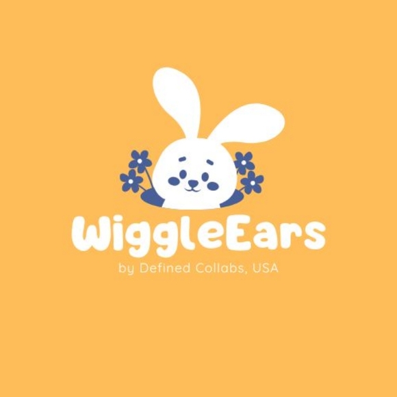 🐾 Stormy Snuggles Wiggle Ears (Gray & White) Great Easter Basket Stuffer! - Picture 2 of 4